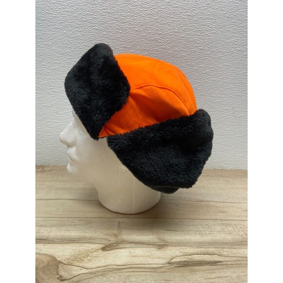 Thinsulate Other - Thinsulate Men Orange Warm Trapper Hat Windproof Faux Fur